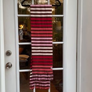 Old Navy Pink and Brown Fleece Scarf